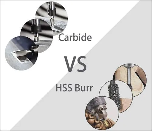 Carbide burrs VS HSS burrs